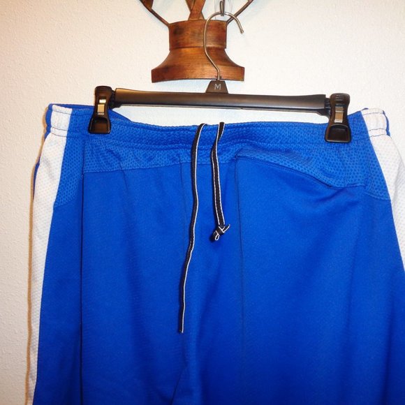 Nike Men's Blue and White Team Fit Dry Shorts Size 3XL - Picture 8 of 10